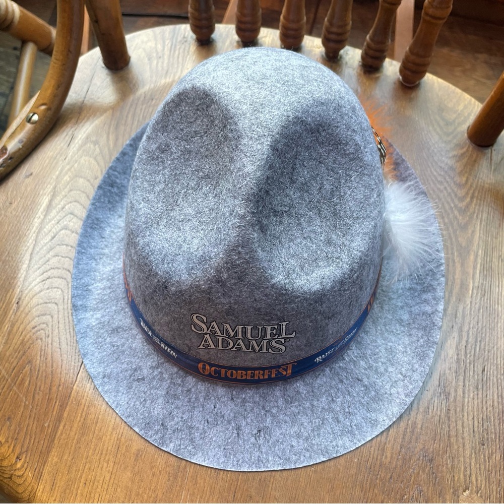Samuel‎ Adams Gray Oktoberfest Fedora Hat